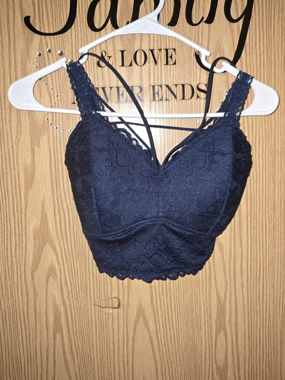 Women’s Lace Bralette - Navy